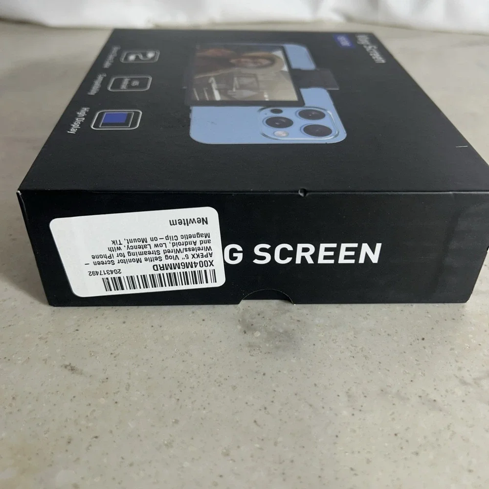 Vs100 Vlog Selfie Monitor Screen For Iphone And Android